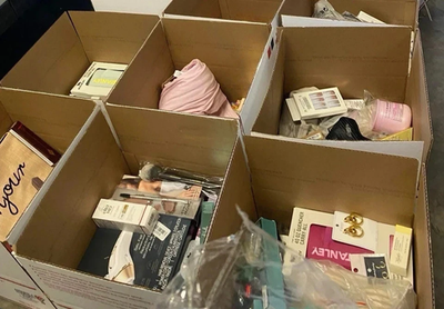 #ad #ad Top Brands New Liquidation Box Medium Walmart TJ Maxx $90.00