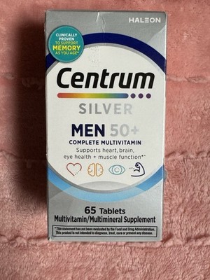 CENTRUM SILVER MENS 50+ COMPLETE MULTIVITAMIN TABLETS 65CT