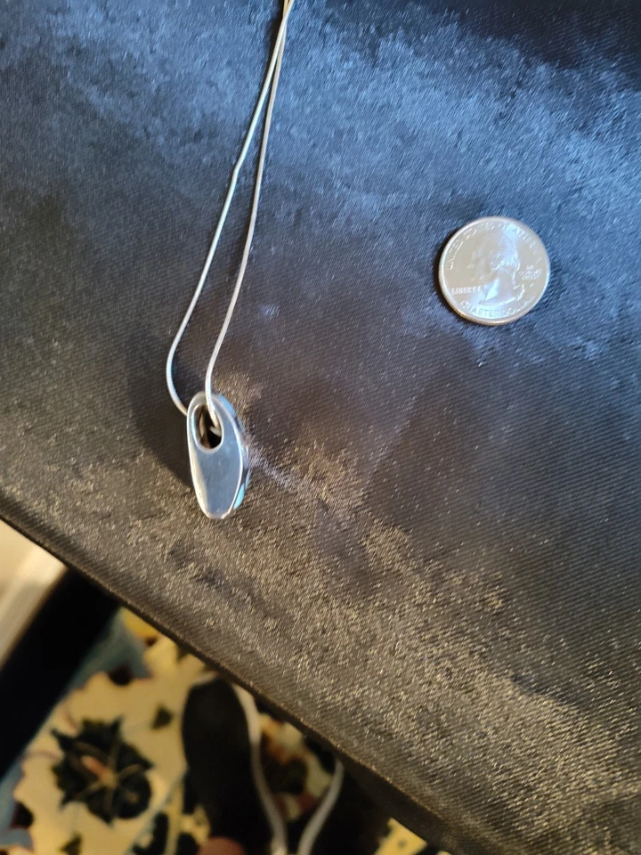 Collar colgante de plata de ley Marahlago Larimar Foto 4 de 4