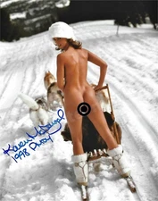 KAREN McDOUGAL 1998 PLAYBOY PMOY SEXY SIGNED 8 x 10 PHOTO Autograph REPRINT