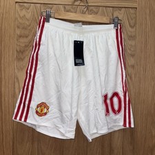 RARE Manchester United sample kit HOME Football Shorts 2015/16 Med BNWT ROONEY
