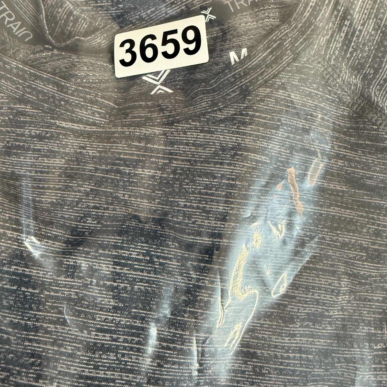 Xersion Shirt Men/Teen Medium Heather Gray Everair Long Sleeve Training Tee