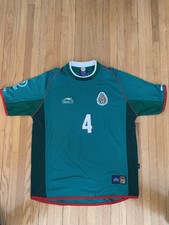 Rafa Márquez Mexico Home Jersey 2002 World Cup - Original, Size M.