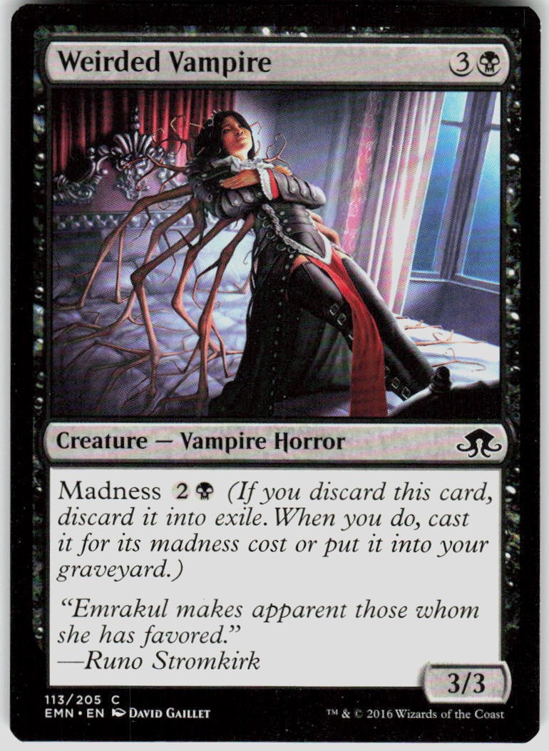 Weirded Vampire 113 Eldritch Moon Magic the Gathering MTG