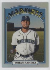 2021 Topps Heritage High Number Chrome Refractor 70/572 Yohan Ramirez #530 8o1