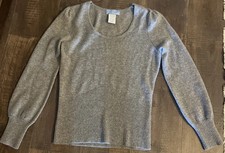 100 Cashmere Sweater Women  s Medium By U Knit Long Sleeve Round Neck EEN