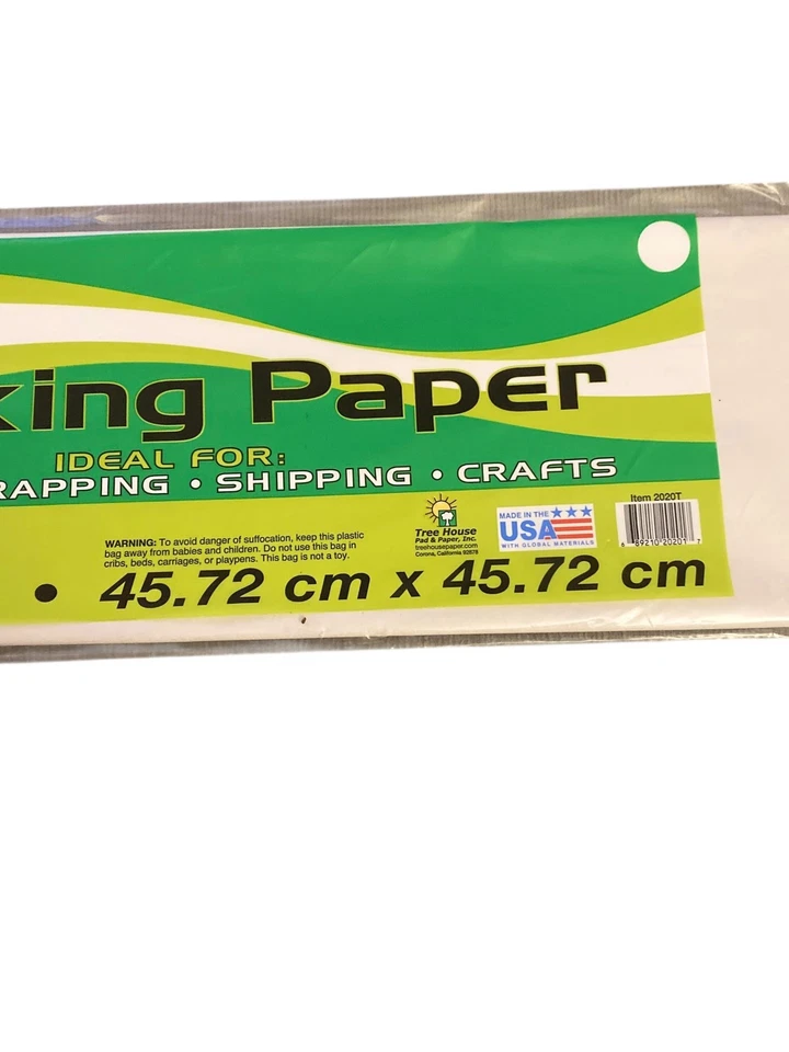 Tree House Packing Paper Wrapping Shipping Packing Supplies 20 Sheets 18x18 - Image 3 of 4