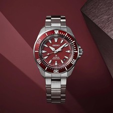 Seiko SRPL11 Prospex Samurai Diver Red Dial Stainless Steel Watch Brand New 2