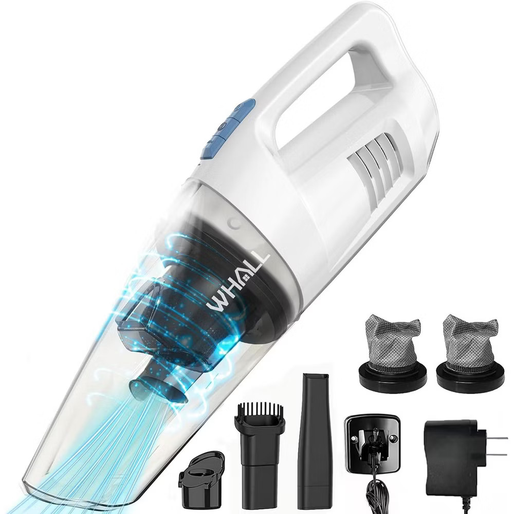 WHALL Cordless Handheld Vacuum WetDry Cleaner with 8500PA Suction LED 27290₽