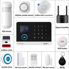 Smart Home Tuya GSM Alarm System 4G Wifi System for House Security Wireless with