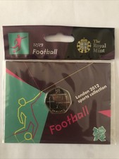 2011 Offside Rule Olympic Football 50p Unc  Coin  Sealed Please Read Description