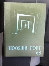 Original Vintage 1968 Hoosier Poet Riley High School South Bend Indiana