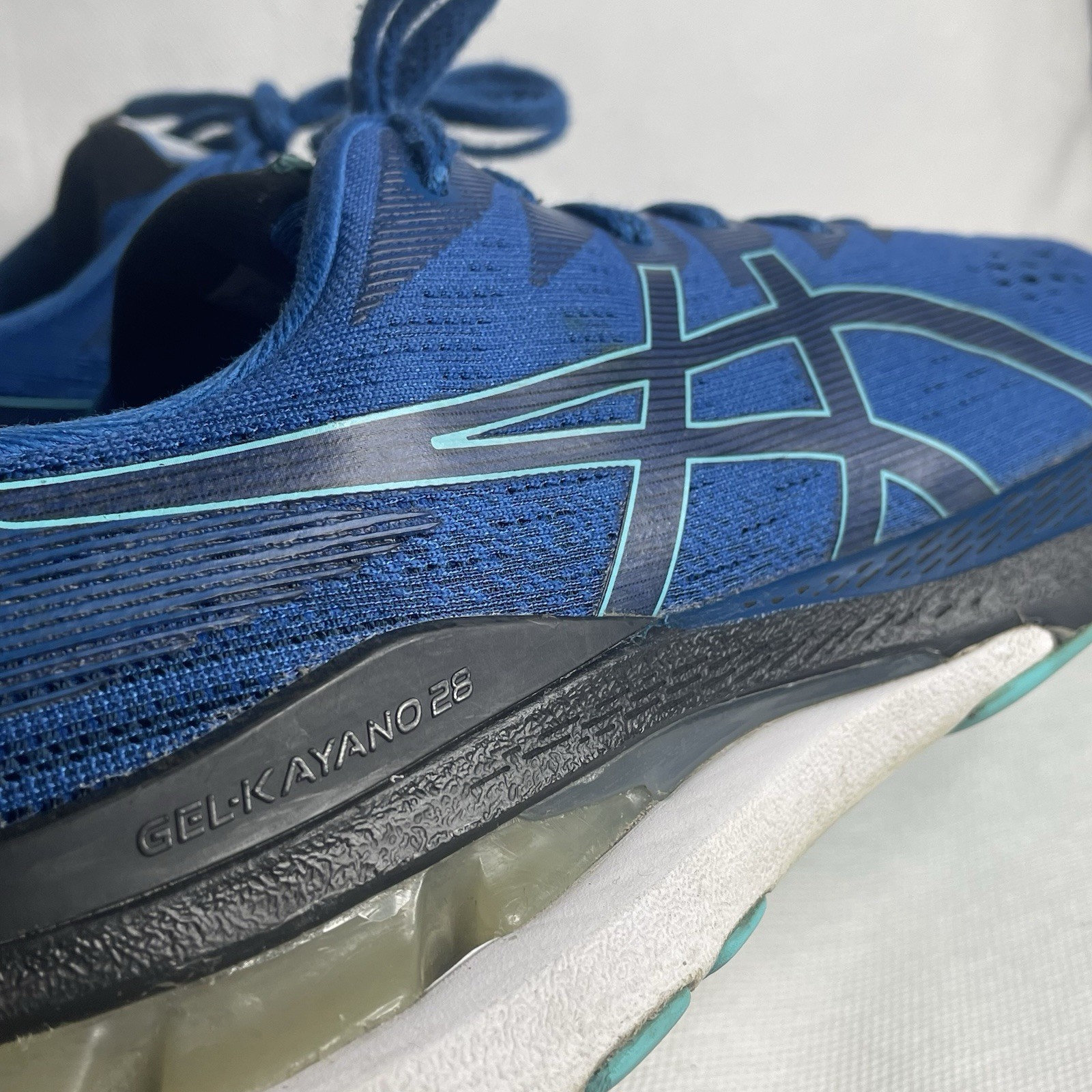 Asics Gel Kayano 28 Shoes Mens Size 12.5 Blue Running Comfort Walking Sneakers thumbnail 6