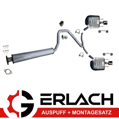 Auspuffanlage für Opel Insignia A 1.6 SIDI / Turbo Auspuff 7317