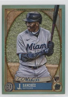 2021 Topps Gypsy Queen Turquoise 19/199 Jesus Sanchez #268 Rookie RC 0yj6
