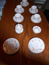 18 Vintage Porcelain Pieces of a Childs Tea Set