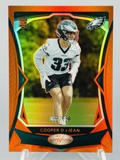 Cooper DeJean  RC 2024 Certified  Orange Mirror Refractor  /150 EAGLES 🔥