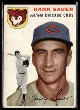 1954 Topps Hank Sauer EX or Better Set Break #4