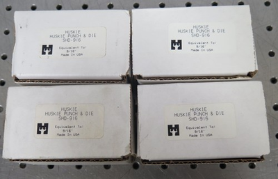 #ad R201625 4 Huskie Tools Punch amp; Die Set SHD 916 Equivalent to 9 16quot; $100.00