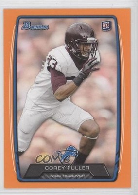 2013 Bowman Orange 47/299 Corey Fuller #153 Rookie RC 0f8