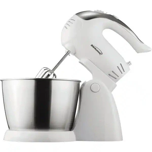 Mixer Brentwood SM-1152 5-Speed Stand & Hand with 3 Qt Bowl White NEW Open Box
Opens in a new window