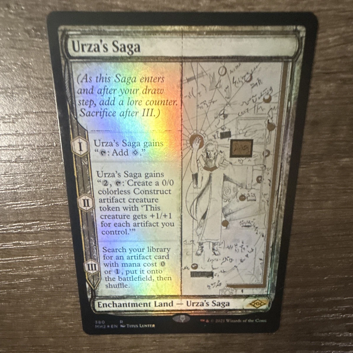 Land Foil Magic: The Gathering Trading Card Games Urza's Saga