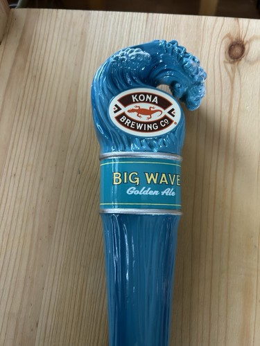 Kona Brewing Company Big Wave Golden Ale Bier Zapfhahn Griff Knopf Zug Ozean Bn 150 - Bild 2 von 4
