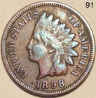 1898 Indian Head Penny Cent