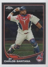 2013 Topps Chrome Carlos Santana #21 c7g