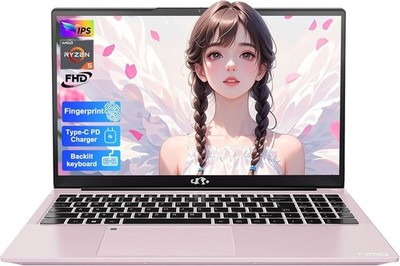 NIMO 15.6'' FHD IPS Student Laptop 16GB RAM 512GB SSD AMD Ryzen 5 4 Cores