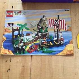LEGO 6281 Pirates Perilous Pitfall  Box + Instructions (1997) Only