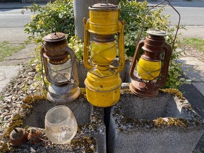 3 Sturmlampen, Feuerhand Sturmkappe Rhewum Chalwyn Tropic Baustelle Laterne