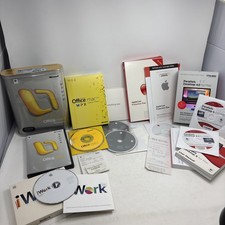 Apple Vintage Software CDs Lot iMac iWork 09 Office 2004 2011 Parallels 4 5