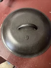 Vtg Lodge ARC LOGO #8 Cast Iron DUTCH OVEN LID ONLY(READ)
