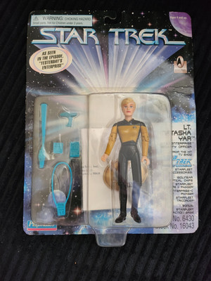 ''STAR TREK 5 INCH TNG FIGUR LT. TASHA YAR LIMITED EDITON AUF 1701 OVP''