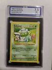 Pokemon BULBASAUR - 7.5 NM+ Shadowless Base Set Starter - 44/102