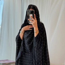 Hijab Dubai Open Kaftan Abaya Women Caridgan Long Dress Muslim Robe Prom Gown