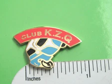 CLUB K.Z.Q. - hat pin . tie tac , lapel pin GIFT BOXED