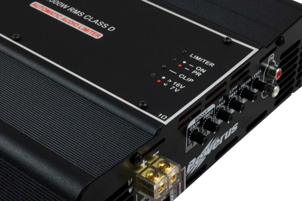 POWERUS 0.5 OHM AMPLIFER 8000 WATT RMS 16000 WATTS MAX FULL RANGE 