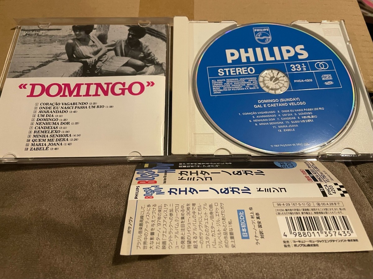 Gal E Caetano Velloso Domingo Japan CD | eBay