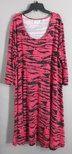 New-WOMAN'S AVENUE 3/4 SLEEVE FIT & FLARE SUMMER/ CASUAL WEAR DRESS.SZ 22/24
