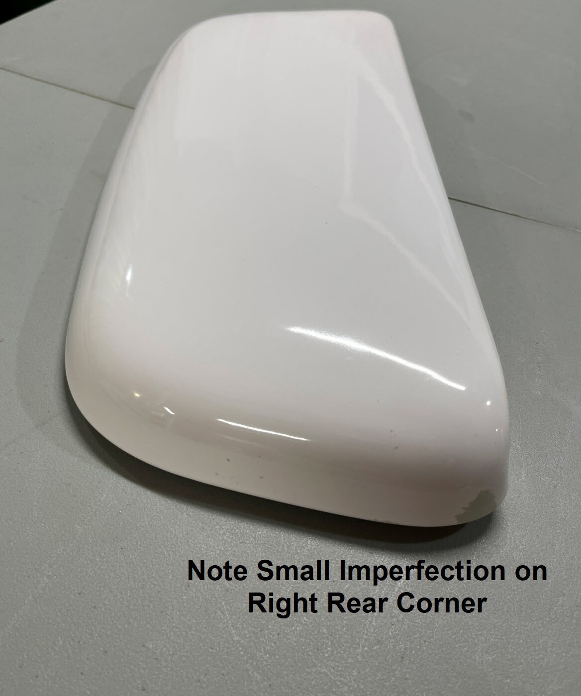 Mansfield MPP160 White Toilet Tank Lid Cover Good Condition MPP160 A1