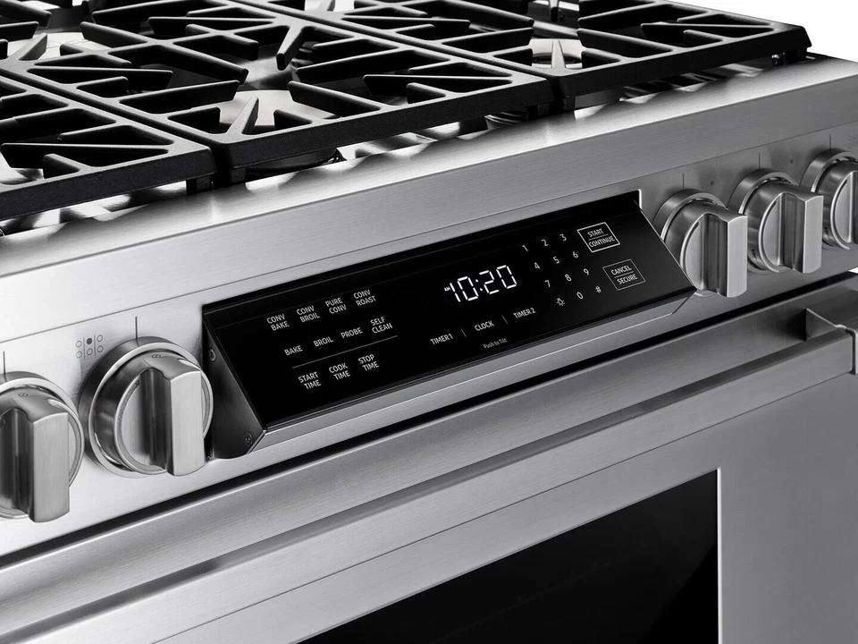 Dacor Professional HDPR36SLP 36" 独立式的 液体 丙烷 双燃料范围 — 第 2/2 张图片