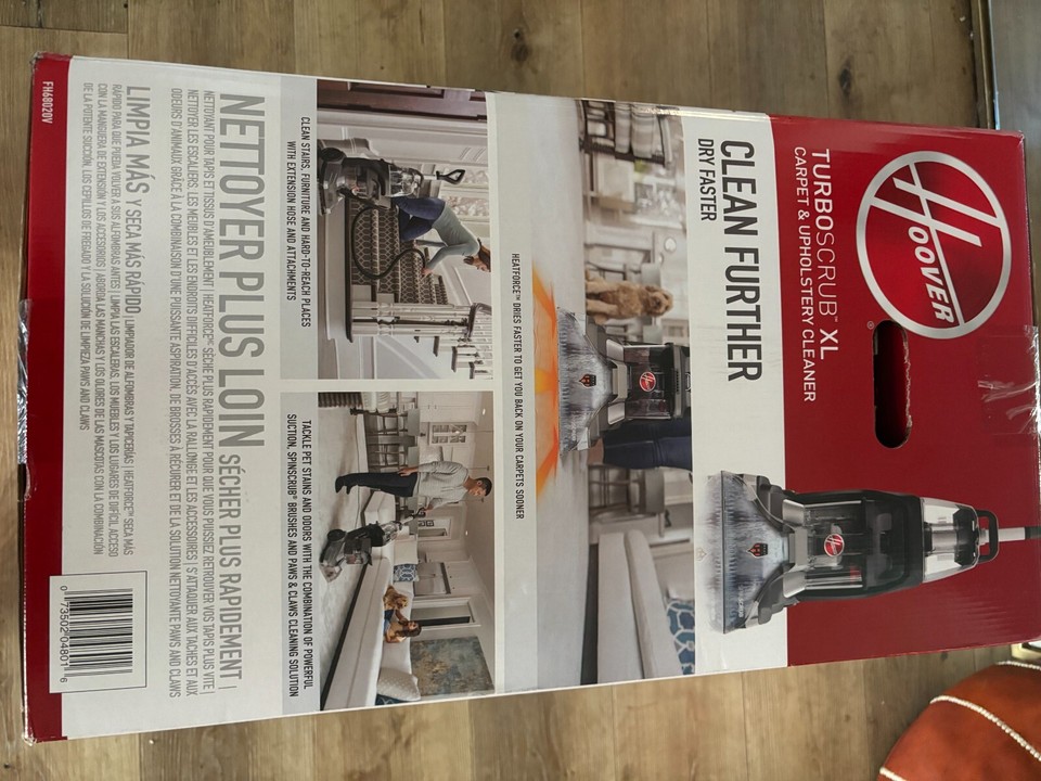 BRAND NEW HOOVER TurboScrub XL Upright Carpet And Upholstery Cleaner