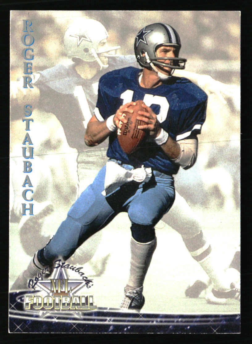Roger Staubach 1994 Ted Williams Roger Staubach's NFL #1 FOOTBALL Card