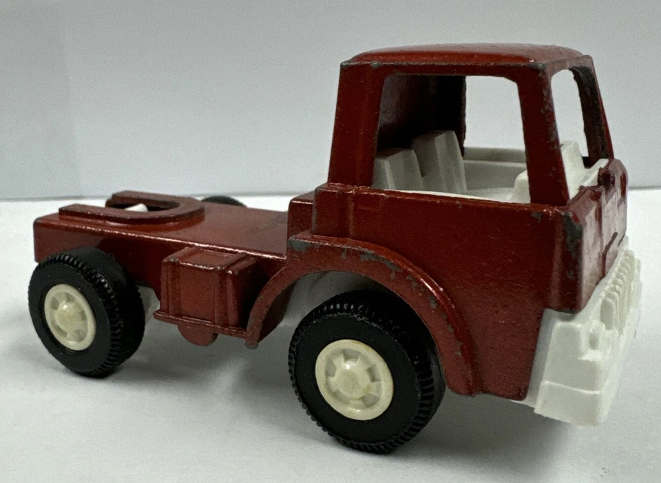 Tootsie Toy Vintage Semi Camión Cabina Rojo 1970 Vintage Diecast Foto 2 de 4