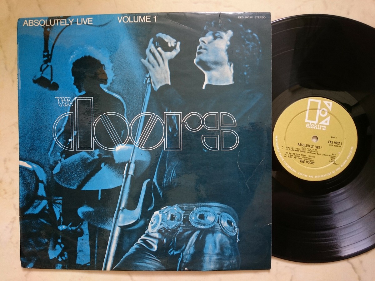 THE DOORS Absolutely Live VOLUME 1+2 *1969 NEW ZEALAND 1st PRESS