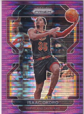2021-22 Panini Prizm NBA Basketball No. 212 Isaac Okoro Purple
