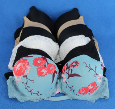 Jezebel Fredericks Marylin Heidi ILYS Padded Push Up Bra Lot Size 34B #D8239