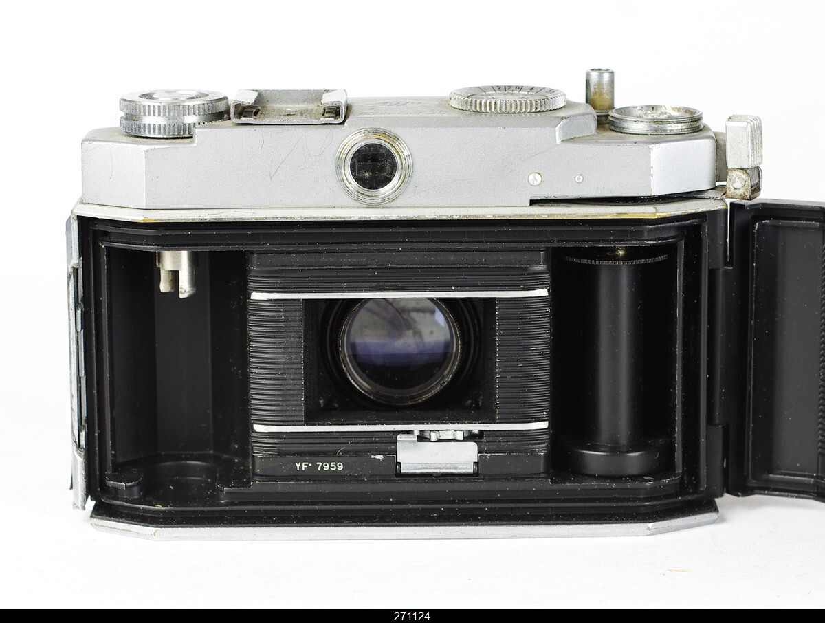 Agfa Karat 36 Folding Rangefinder Camera W/ Rodenstock Heligon 2